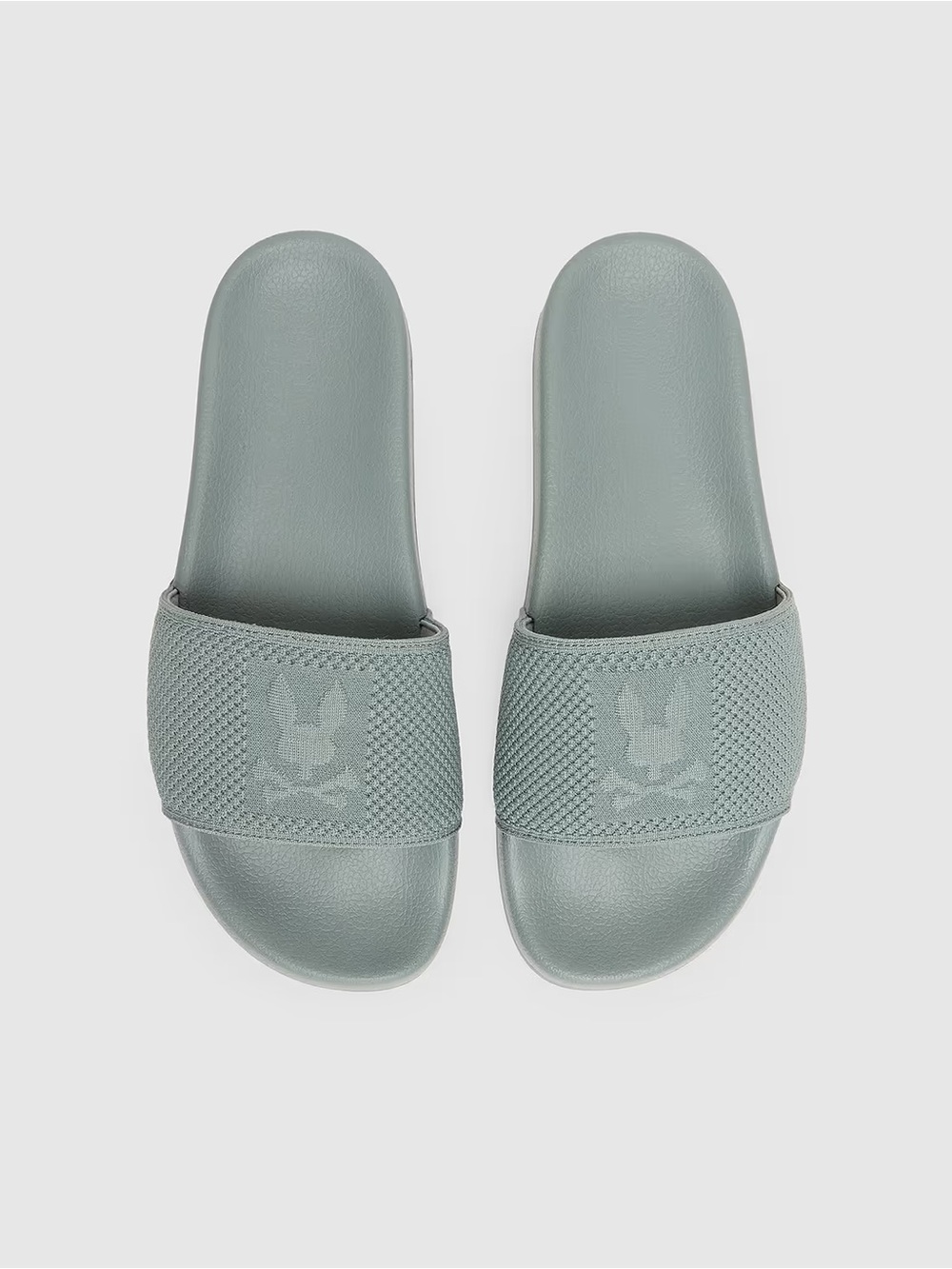 Psycho Bunny Men’s Knit Logo Slides Color “Lead” Size 11 - Picture 7 of 10